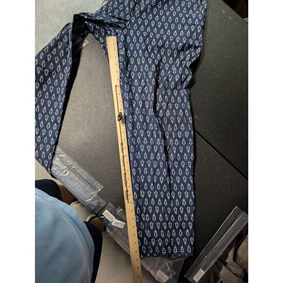 Talbots Blue and White Women's Weekend Chino Size 12 - Picture 6 of 7